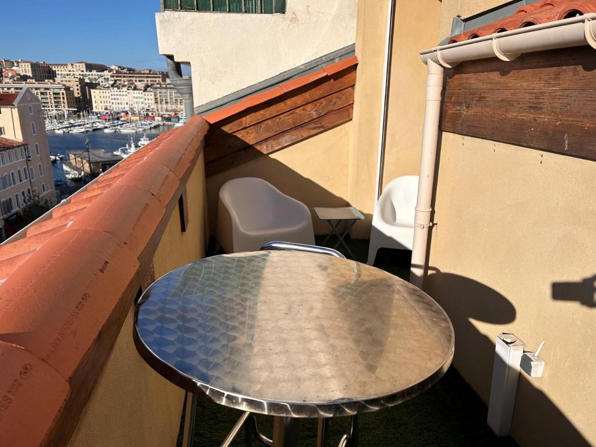 Loft Moderne Vue Vieux Port Terrasse Rooftop Apartment Marseille Exterior photo