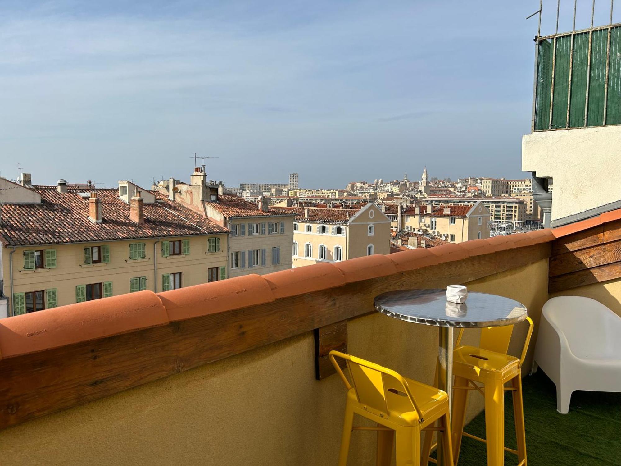 Loft Moderne Vue Vieux Port Terrasse Rooftop Apartment Marseille Exterior photo